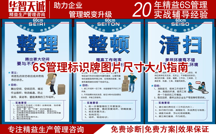 6S管理標(biāo)識(shí)牌圖片尺寸大小指南 6S管理標(biāo)識(shí)牌圖片尺寸大小指南